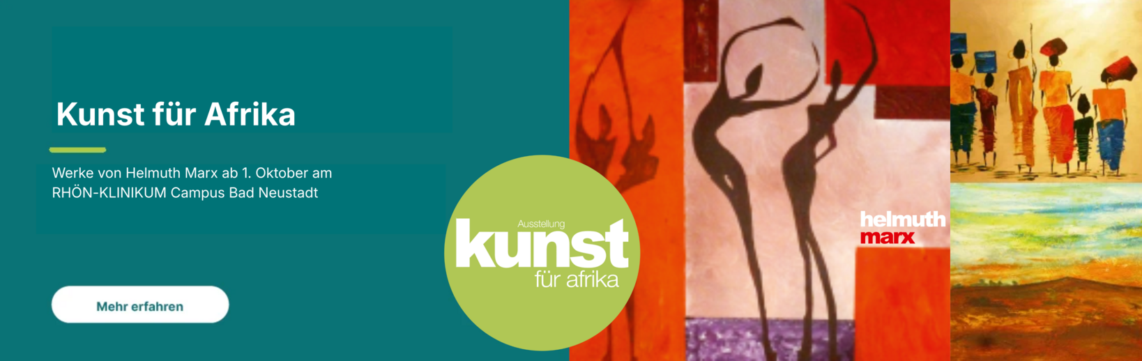 Kunst für Afrika | Ausstellung am Campus