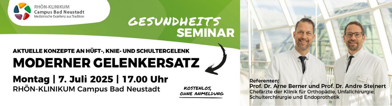 Gesundheitsseminar OUSE | Moderner Gelenkersatz